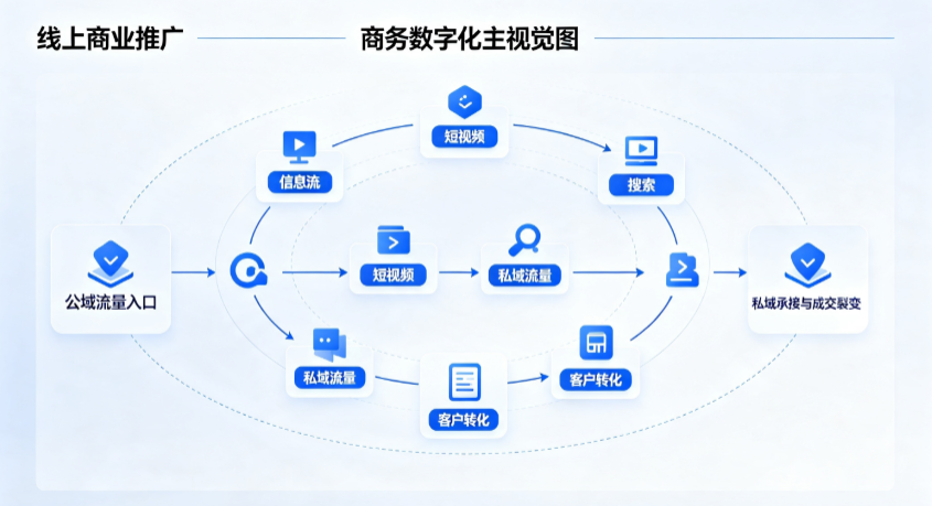 沅江市线上商业推广怎么做？全域流量闭环搭建与低成本转化实战指南